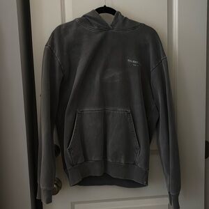 Talentless washed grey hoodie